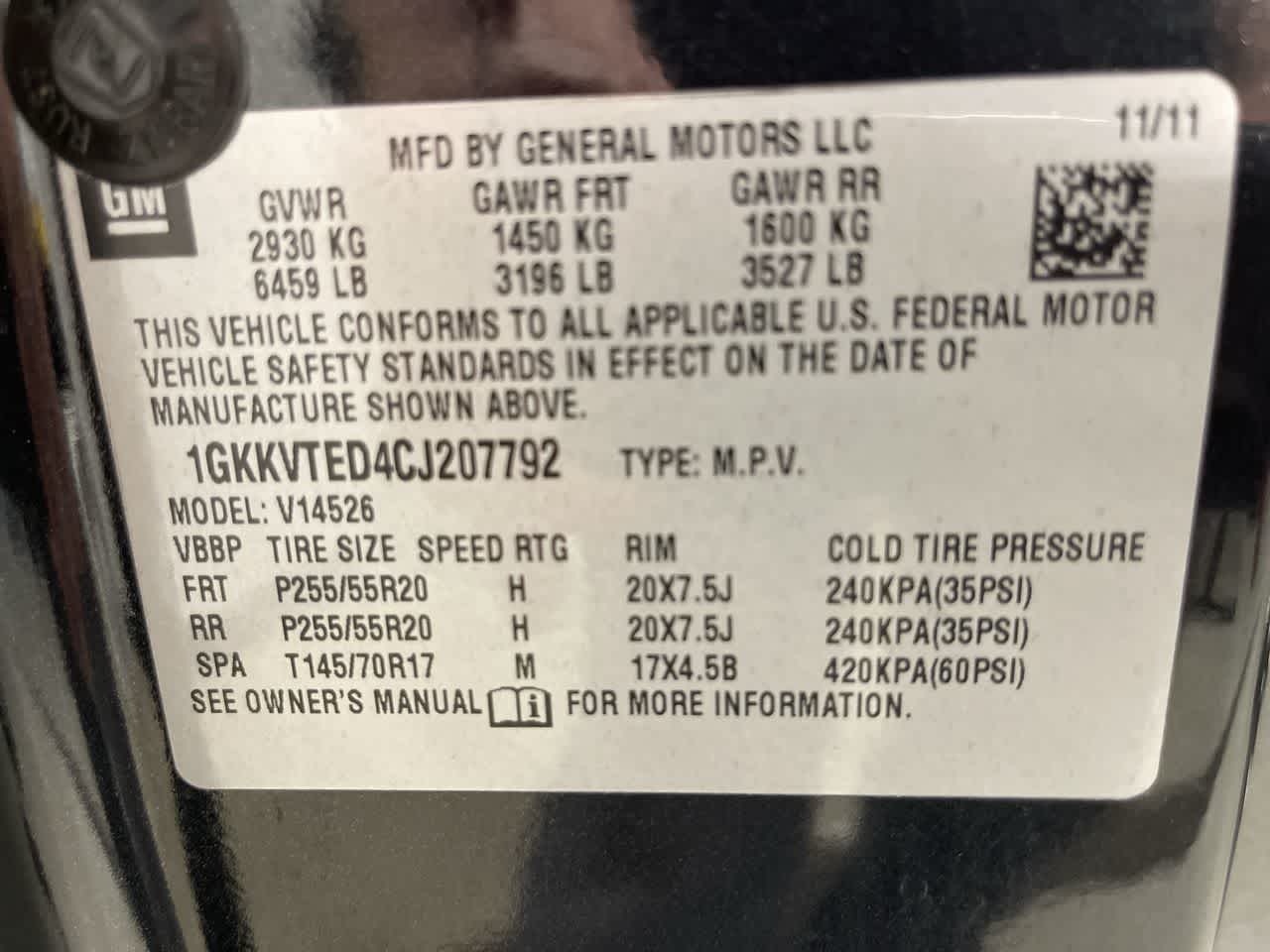 2012 GMC Acadia Denali