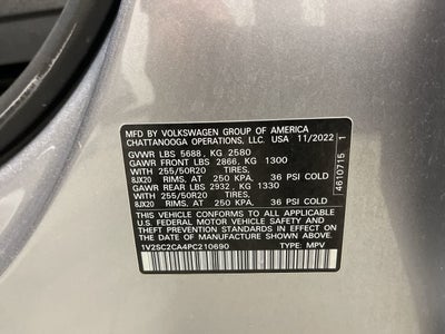 2023 Volkswagen Atlas Cross Sport 2.0T SEL R-Line Black