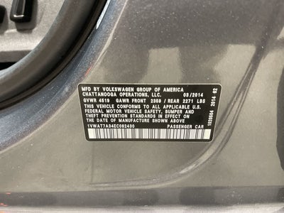 2014 Volkswagen Passat S