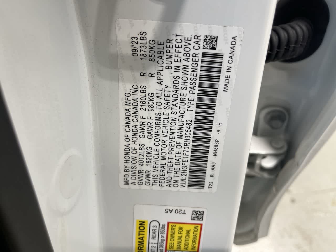 2024 Honda Civic EX