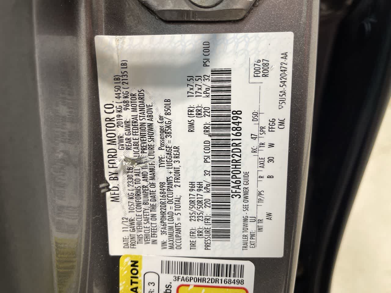 2013 Ford Fusion SE