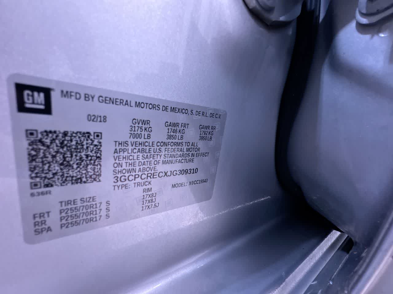 2018 Chevrolet Silverado 1500 LT